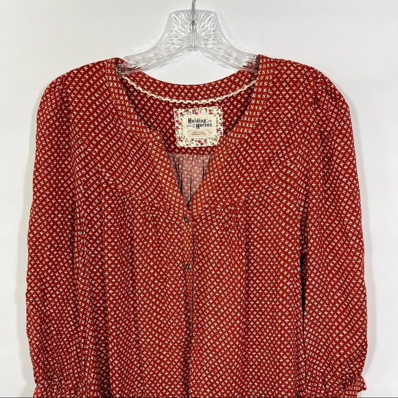 Anthropologie Holding Horses Pavin Button Down Tunic Top, XS - Picture 6 of 11
